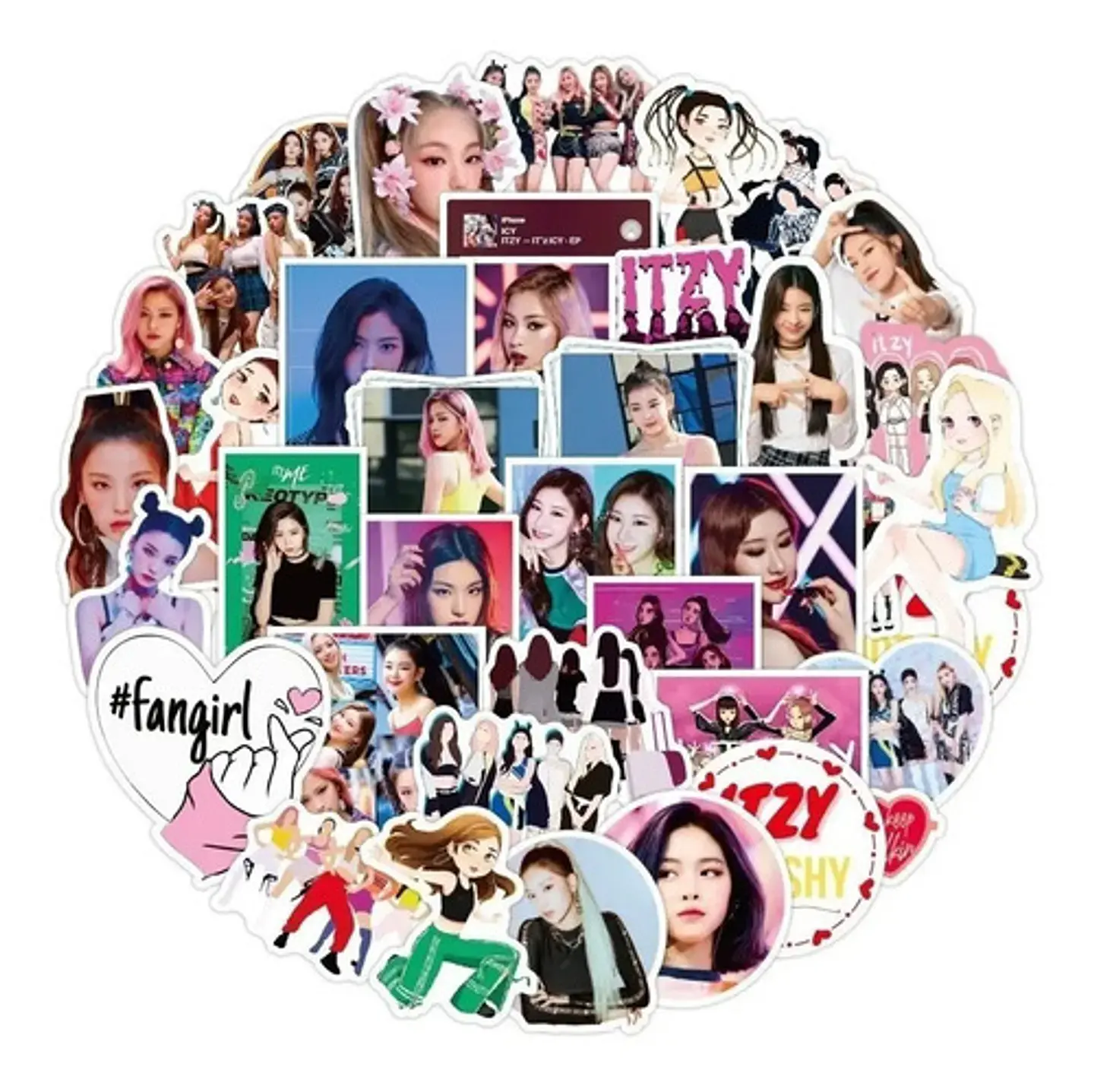 Itzy - Set De 50 Stickers / Calcomanias / Pegatinas 2
