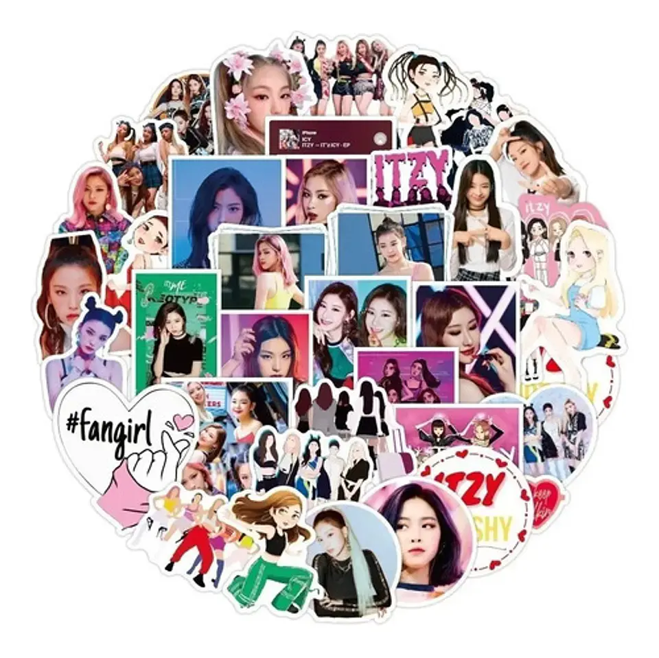 Itzy - Set De 50 Stickers / Calcomanias / Pegatinas 2