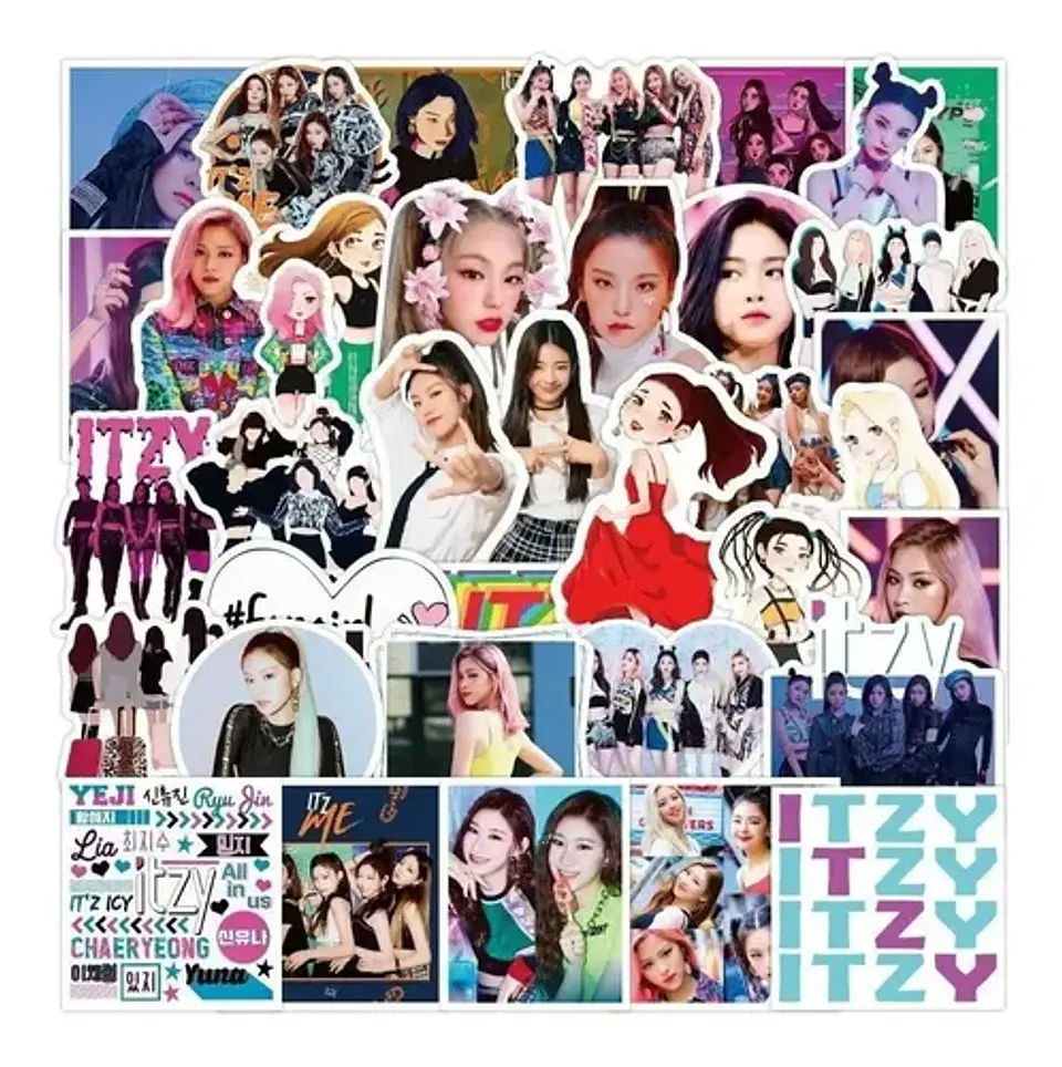 Itzy - Set De 50 Stickers / Calcomanias / Pegatinas 4