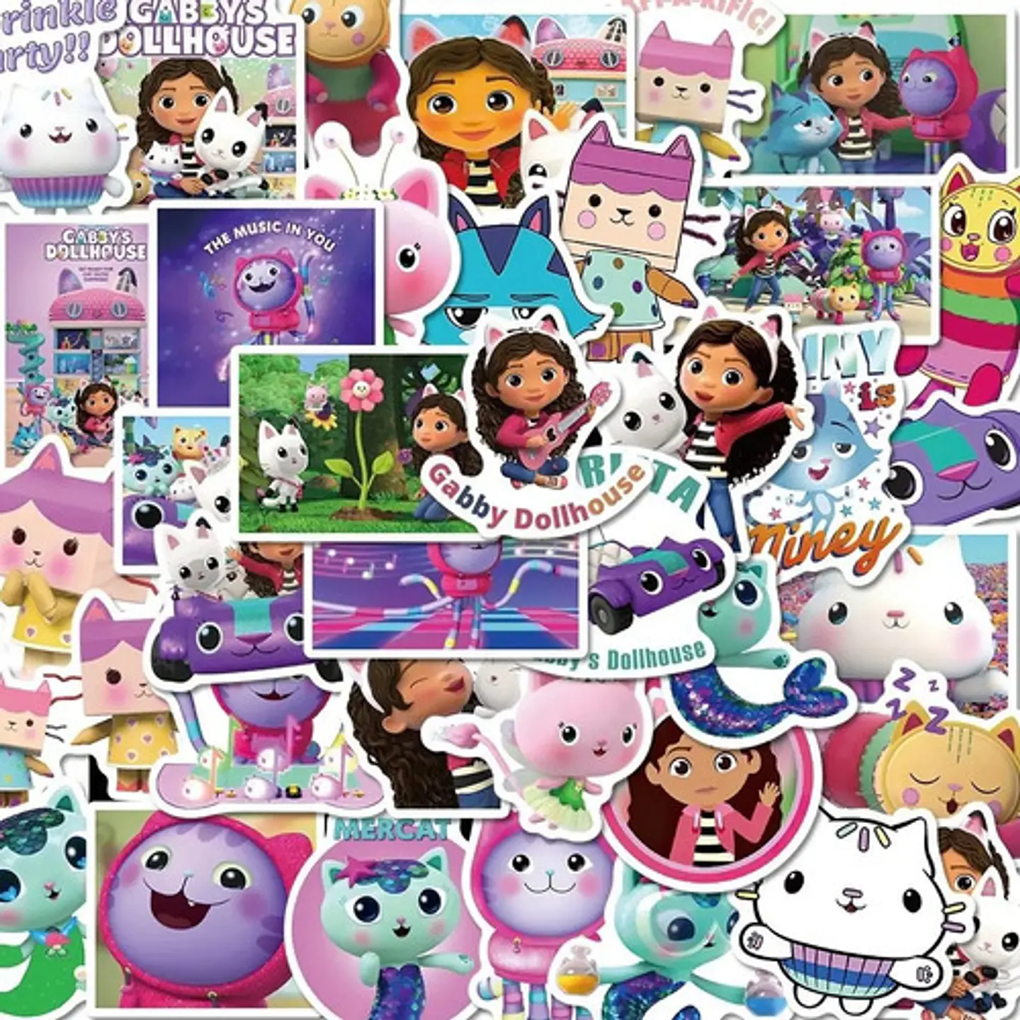 Gabby's Dollhouse - Set De 50 Stickers / Calcomanias 5