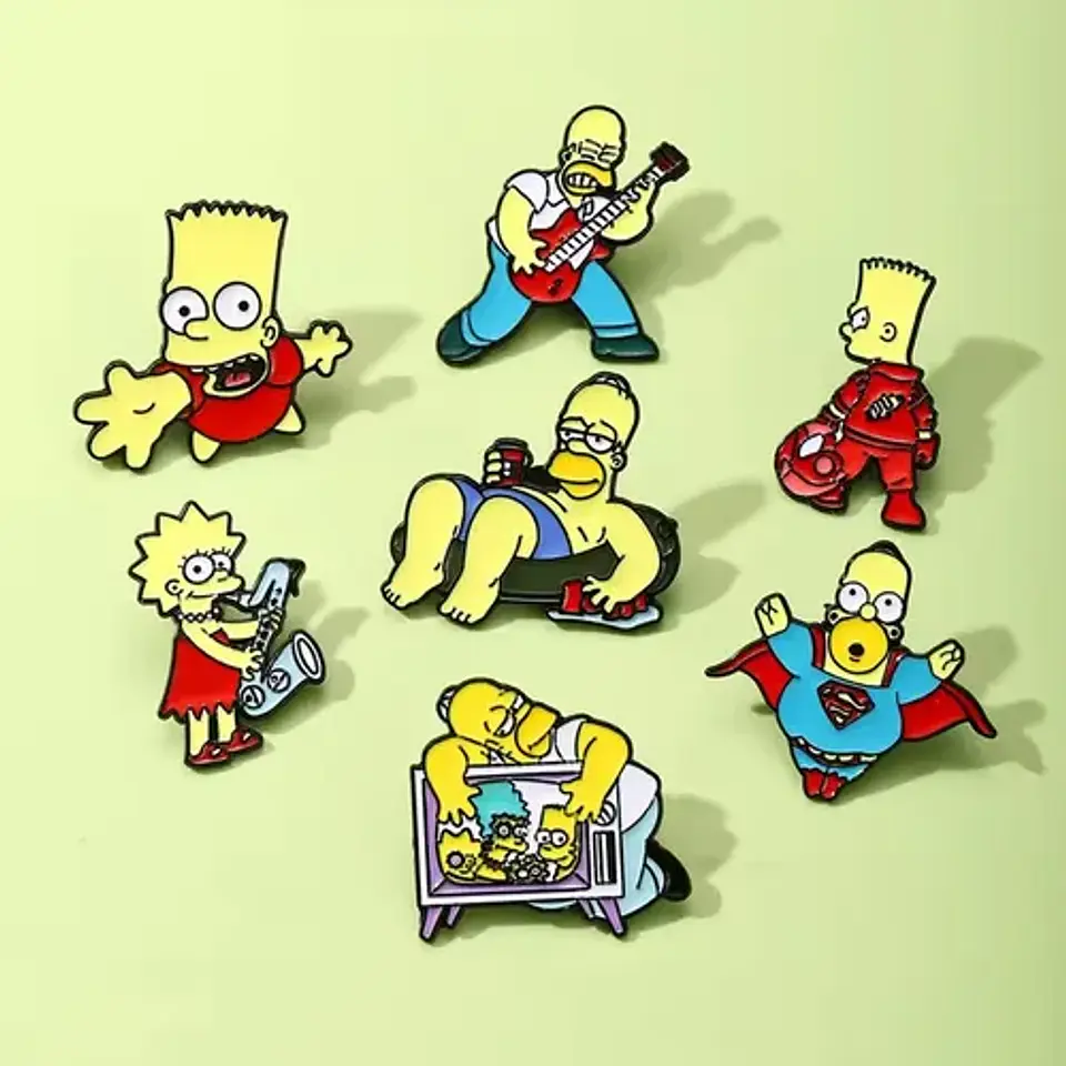 Pins Familia Simpson / Los Simpson / Broches Metálicos Pines 13