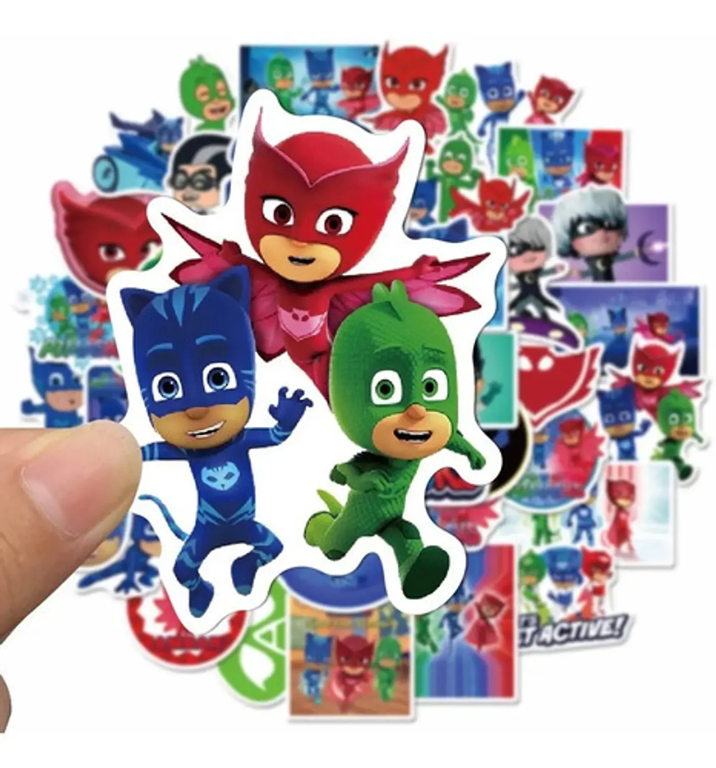 Pj Masks - Set De 50 Stickers / Calcomanias / Pegatinas 2