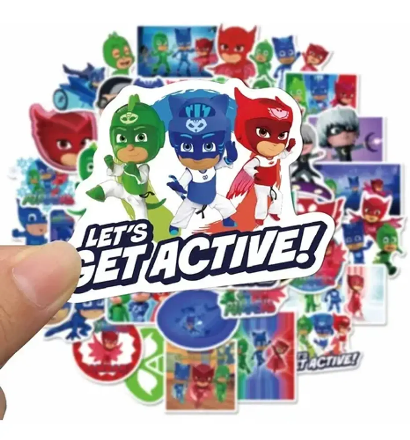 Pj Masks - Set De 50 Stickers / Calcomanias / Pegatinas 3