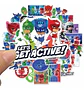 Pj Masks - Set De 50 Stickers / Calcomanias / Pegatinas - Miniatura 3