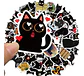 Gato Kawaii - Set De 50 Stickers / Calcomanias / Pegatinas - Miniatura 4