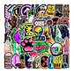 Luz De Neón - Set De 50 Stickers / Calcomanias / Pegatinas - Miniatura 5