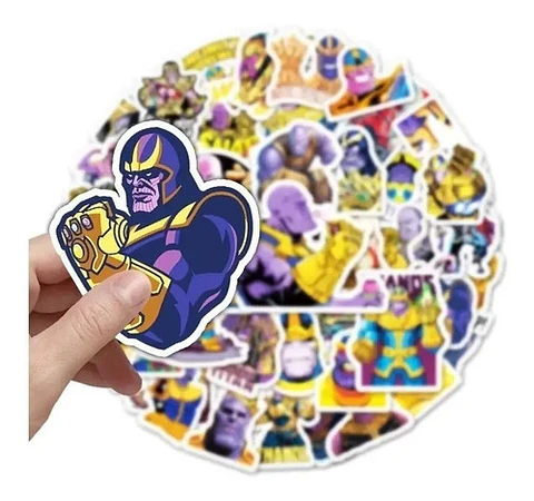 Thanos - Set De 50 Stickers / Calcomanias / Pegatinas
