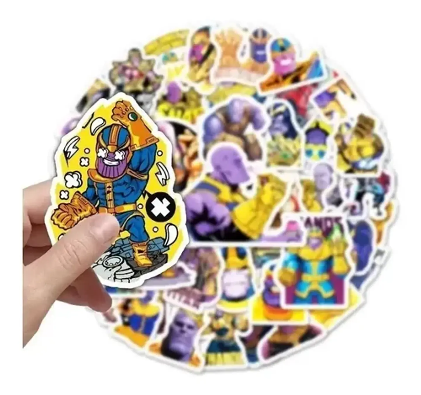 Thanos - Set De 50 Stickers / Calcomanias / Pegatinas 3