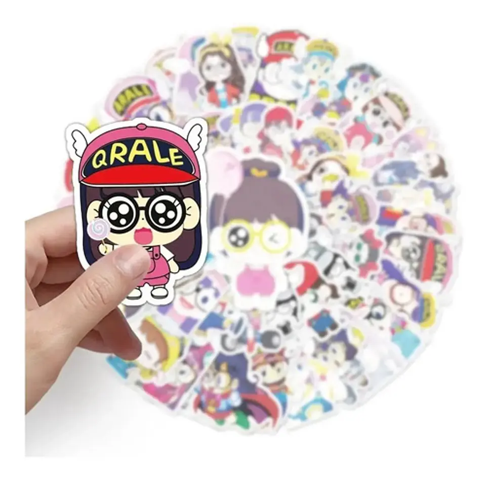Arale - Set De 50 Stickers / Calcomanias / Pegatinas 3