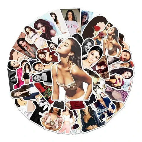 Selena Gomez - Set De 50 Stickers / Calcomanias / Pegatinas