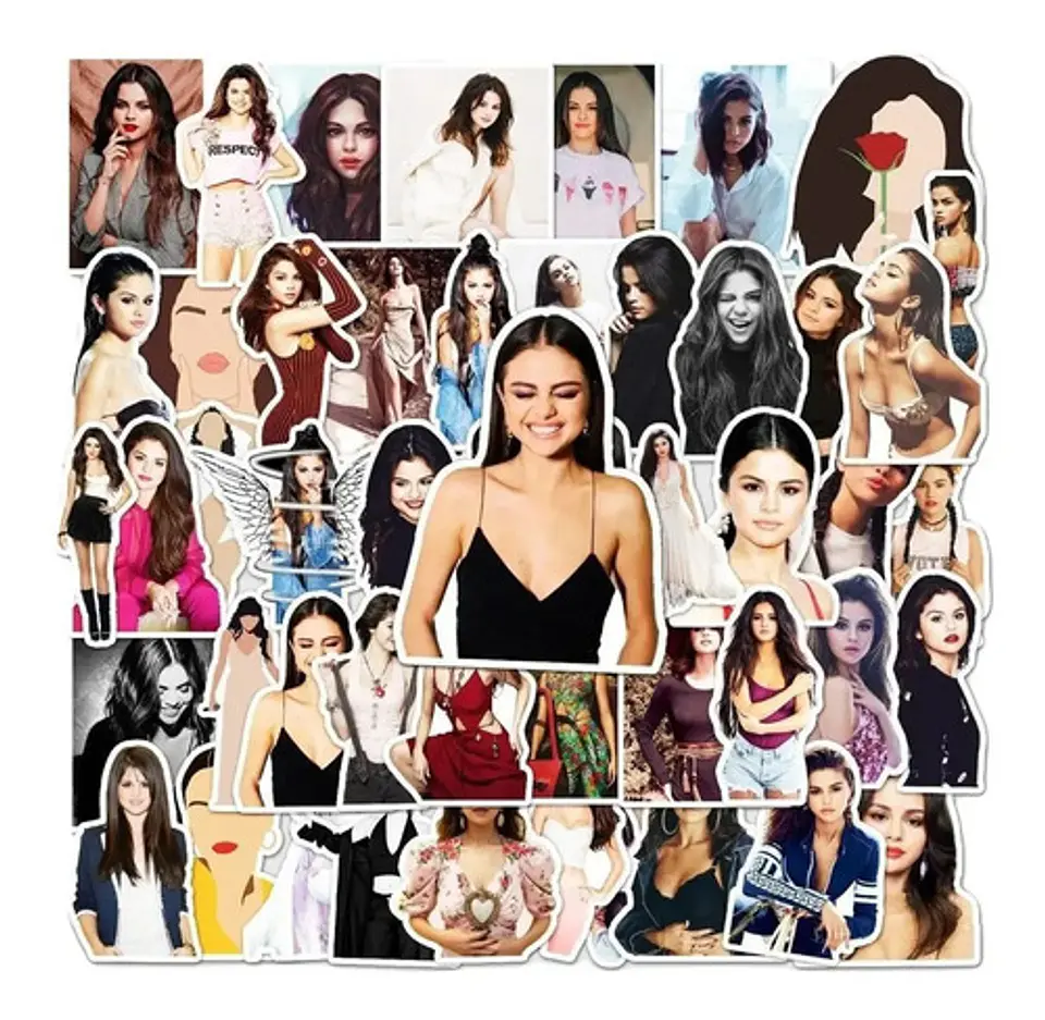 Selena Gomez - Set De 50 Stickers / Calcomanias / Pegatinas 2