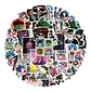 Gorillaz - Set De 50 Stickers / Calcomanias / Pegatinas - Miniatura 1