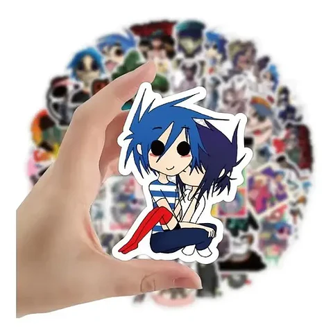 Gorillaz - Set De 50 Stickers / Calcomanias / Pegatinas