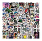 Gorillaz - Set De 50 Stickers / Calcomanias / Pegatinas - Miniatura 3