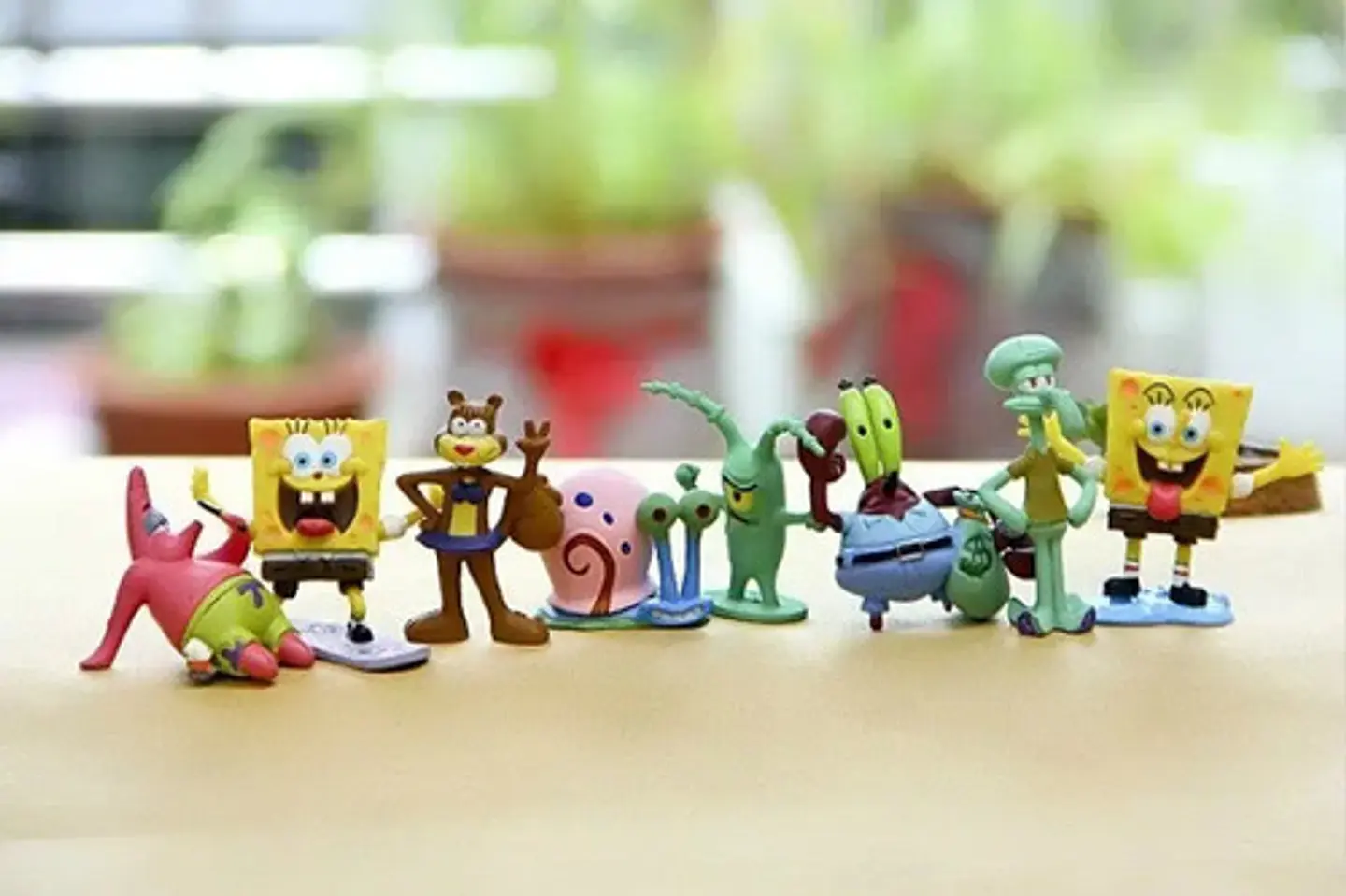 Set 8 Figuritas Bob Esponja / Figuras De Accion / X8 7