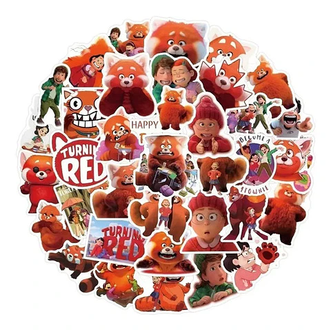 Red - Set De 50 Stickers / Calcomanias / Pegatinas