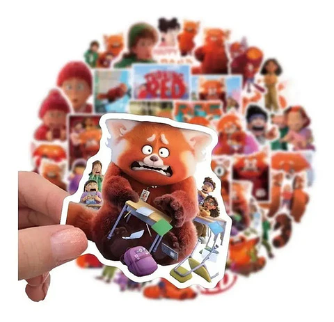 Red - Set De 50 Stickers / Calcomanias / Pegatinas