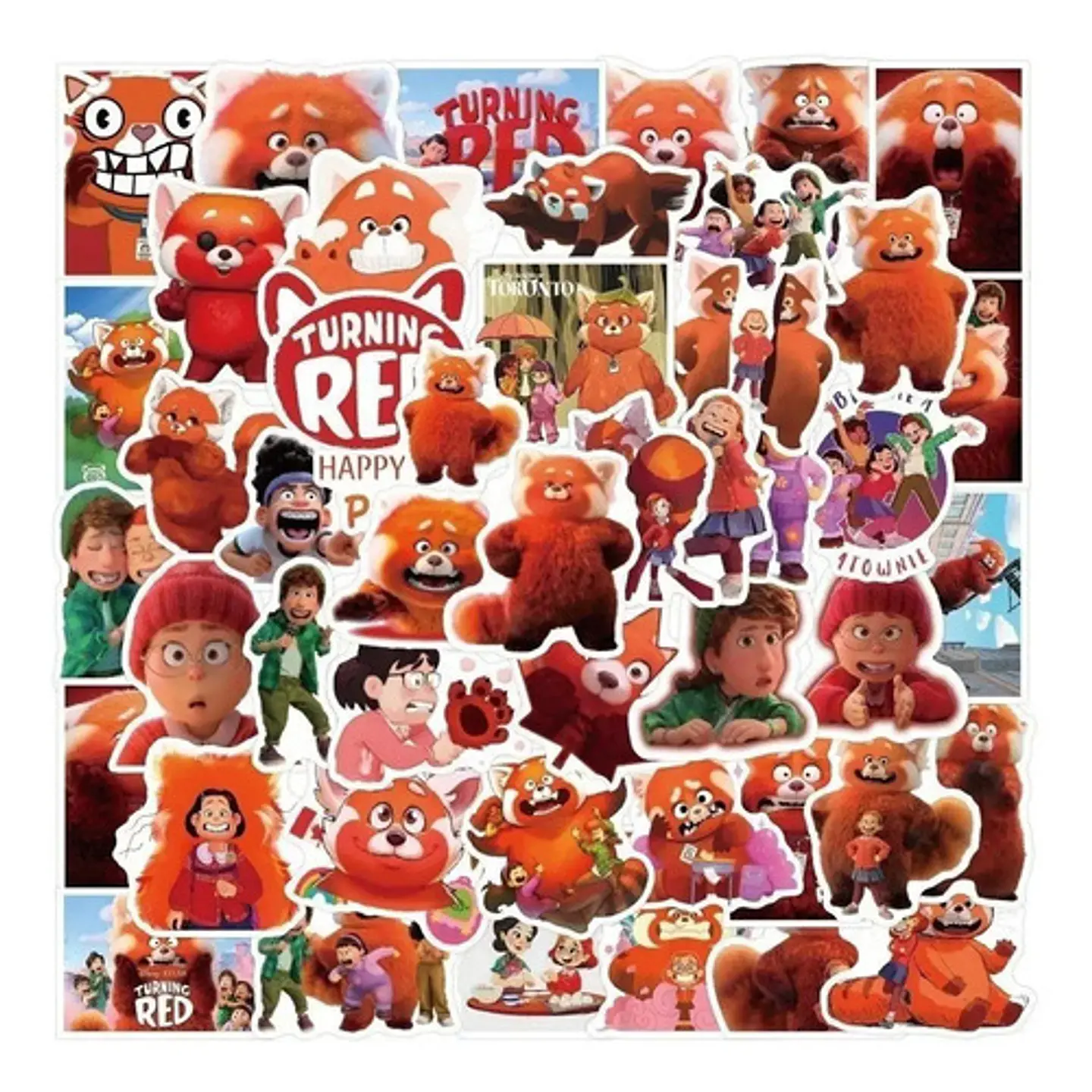 Red - Set De 50 Stickers / Calcomanias / Pegatinas 3