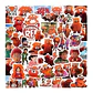 Red - Set De 50 Stickers / Calcomanias / Pegatinas - Miniatura 3