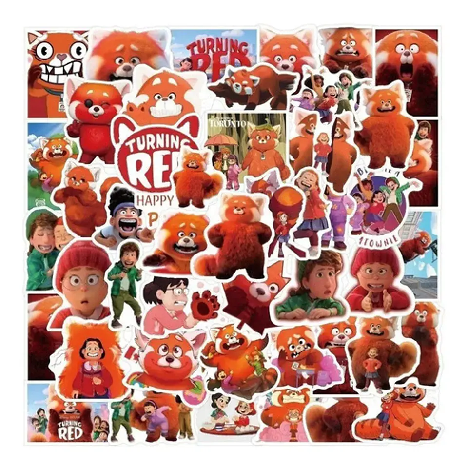 Red - Set De 50 Stickers / Calcomanias / Pegatinas 3