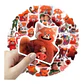 Red - Set De 50 Stickers / Calcomanias / Pegatinas - Miniatura 4