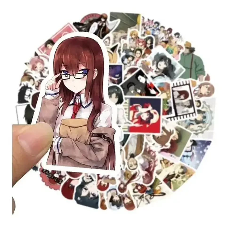 Steins;gate - Set De 50 Stickers / Calcomanias / Pegatinas 2