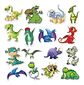 Dinosaurios Bebes - Set De 50 Stickers / Calcomanias - Miniatura 4