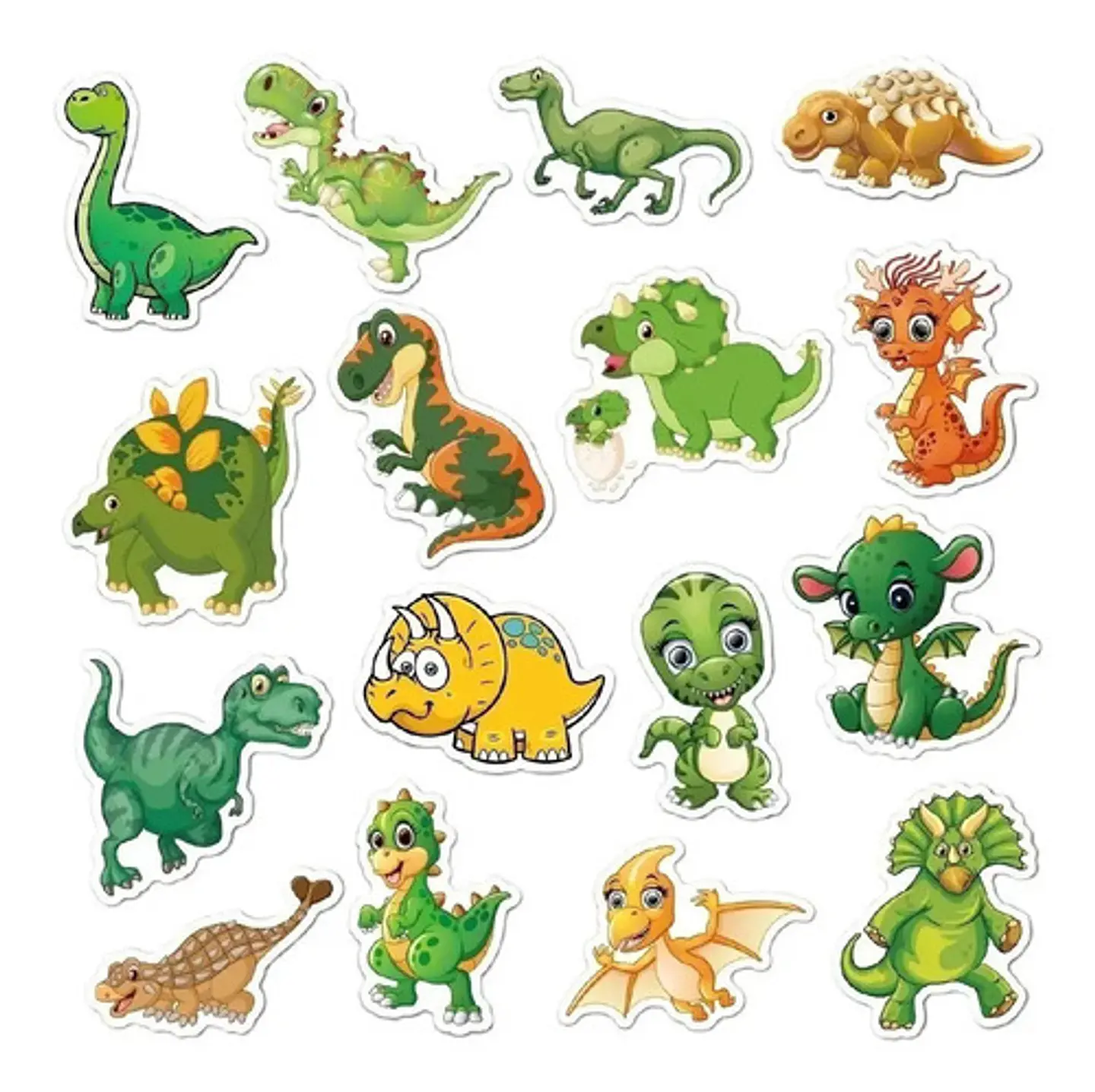 Dinosaurios Bebes - Set De 50 Stickers / Calcomanias 5