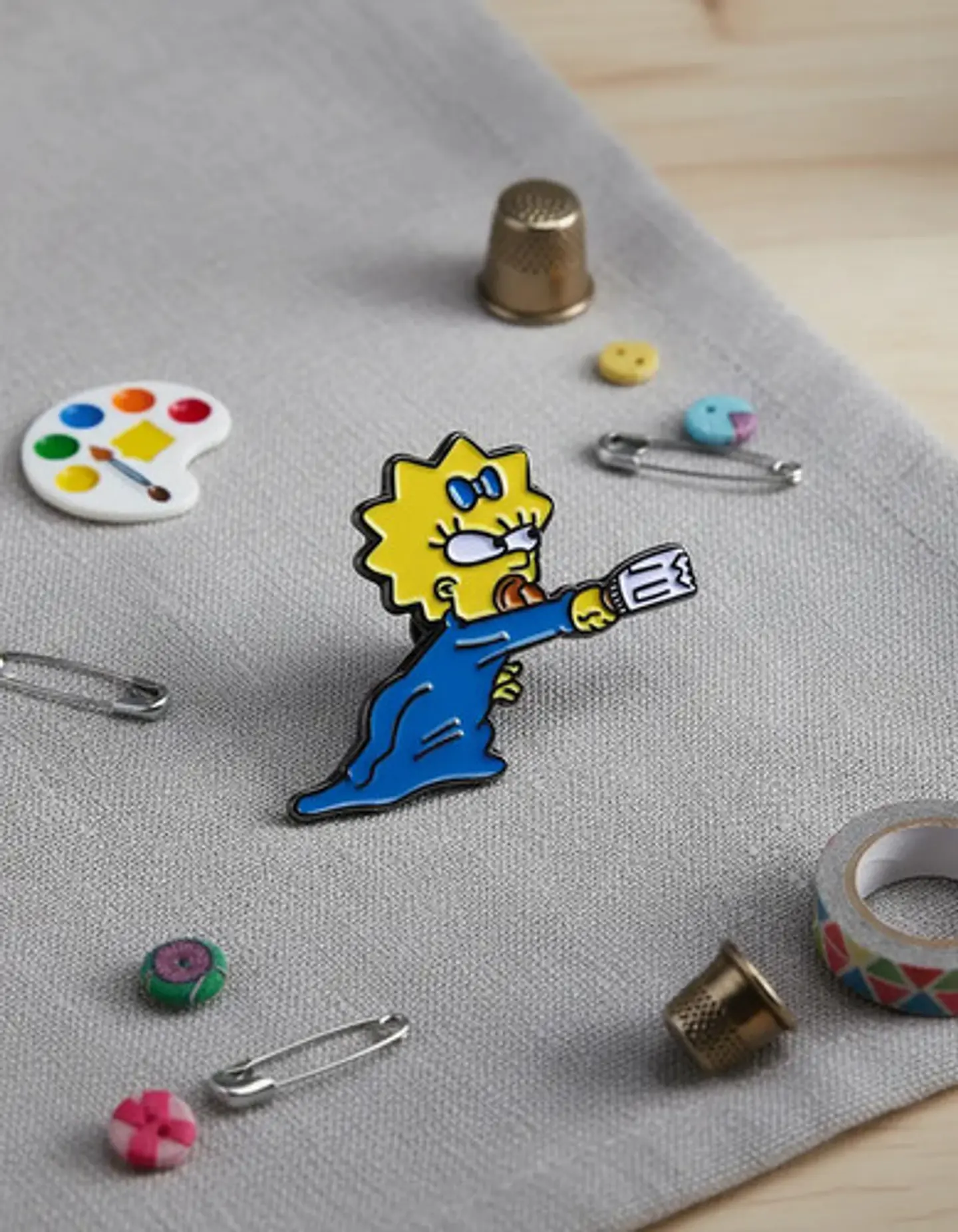 Pins De Maggie / Los Simpson / Broches Metálicos (pines) 1