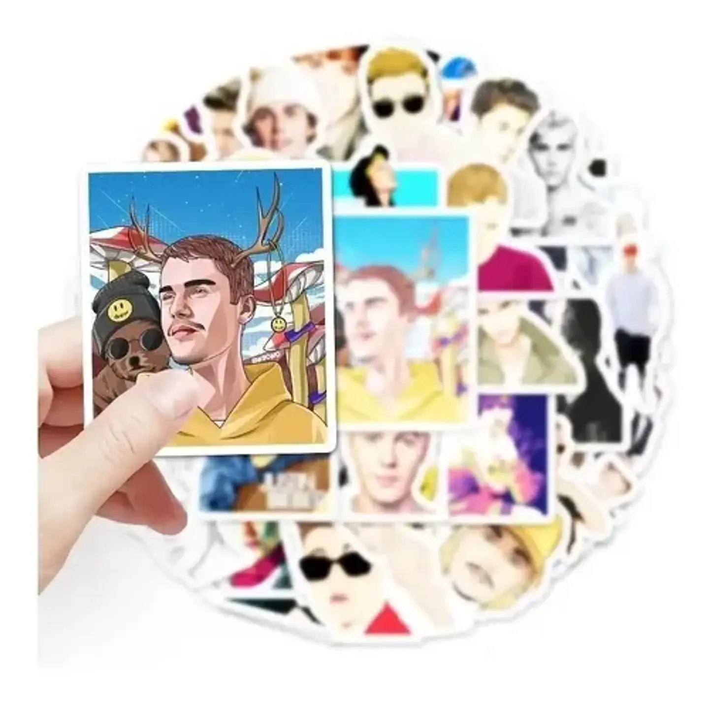 Justin Bieber - Set De 50 Stickers / Calcomanias / Pegatinas 3