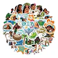 Moana - Set De 50 Stickers / Calcomanias / Pegatinas - Miniatura 1