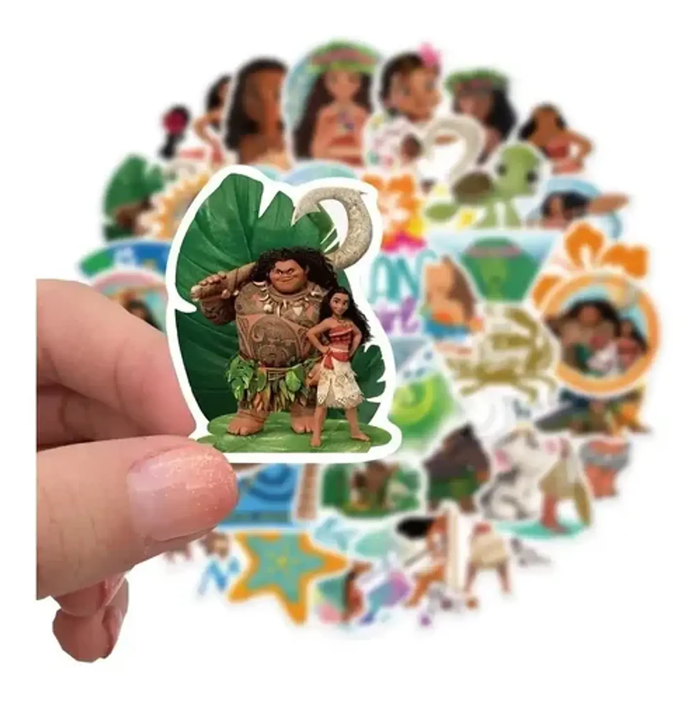 Moana - Set De 50 Stickers / Calcomanias / Pegatinas 3