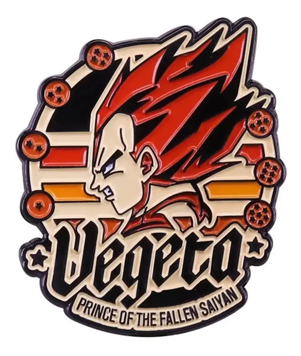 Pins Vegeta / Dragon Ball / Broches Metálicos (pines) 4