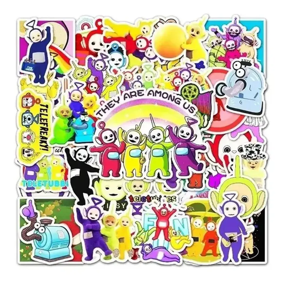 Teletubbies - Set De 50 Stickers / Calcomanias / Pegatinas 4