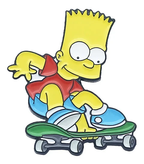 Pins De Bart / Los Simpson / Broches Metálicos (pines)