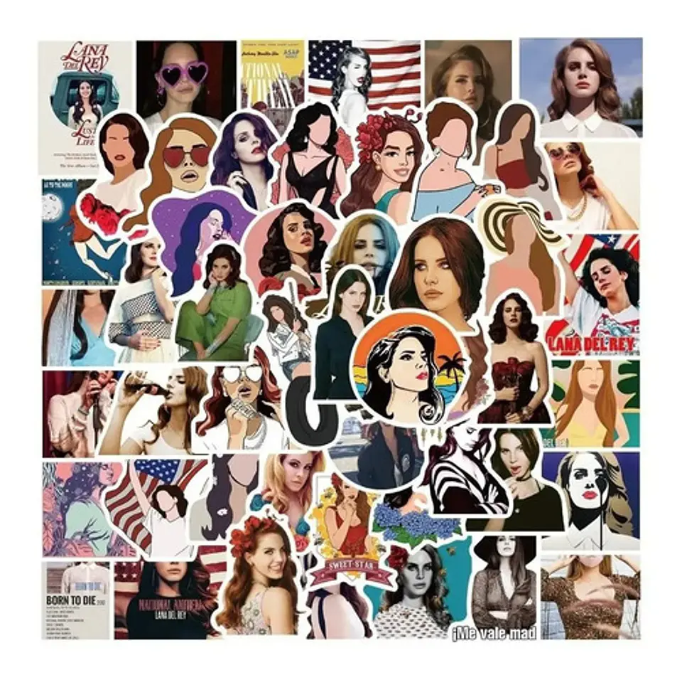 Lana Del Rey - Set De 50 Stickers / Calcomanias / Pegatinas 2