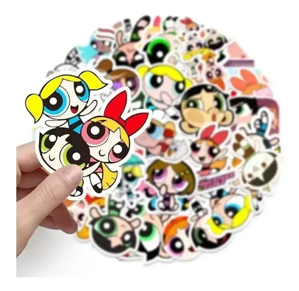 Chicas Superpoderosas - Set De 50 Stickers / Calcomanias 4
