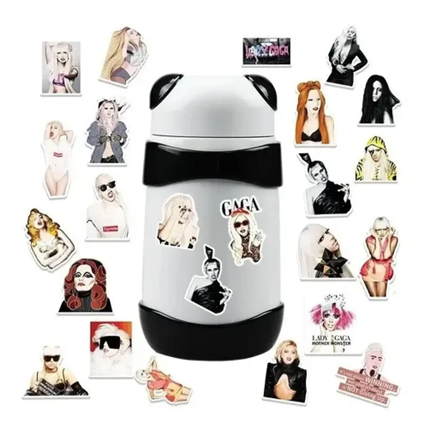 Lady Gaga - Set De 50 Stickers / Calcomanias / Pegatinas 6