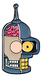 Pins Bender / Futurama / Broches Metálicos (pines) - Miniatura 3