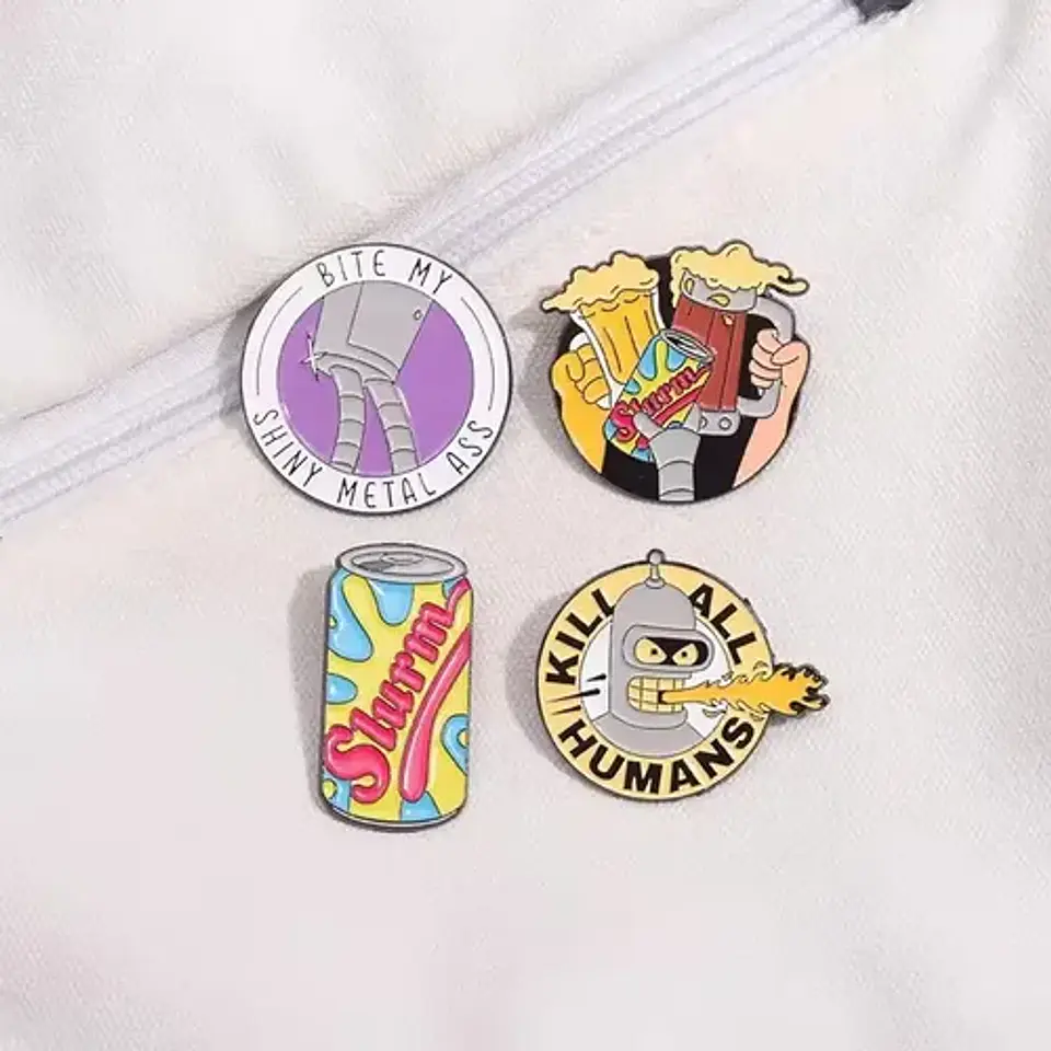 Pins Bender / Futurama / Broches Metálicos (pines) 8