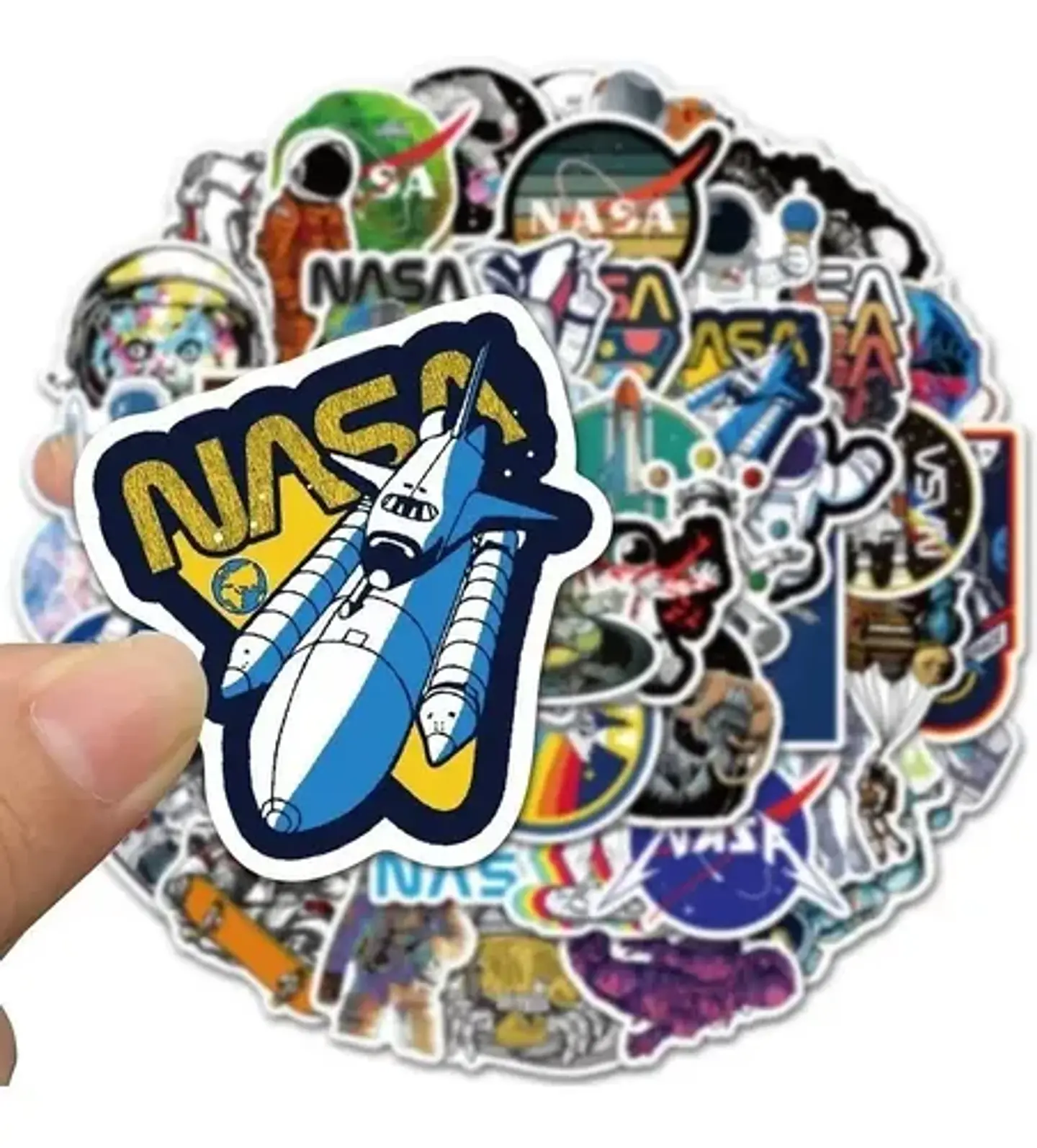Nasa / Astronauta - Set De 50 Stickers / Calcomanias 3