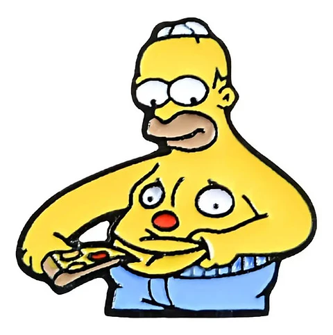 Pins De Homero / Los Simpson / Broches Metálicos Pines