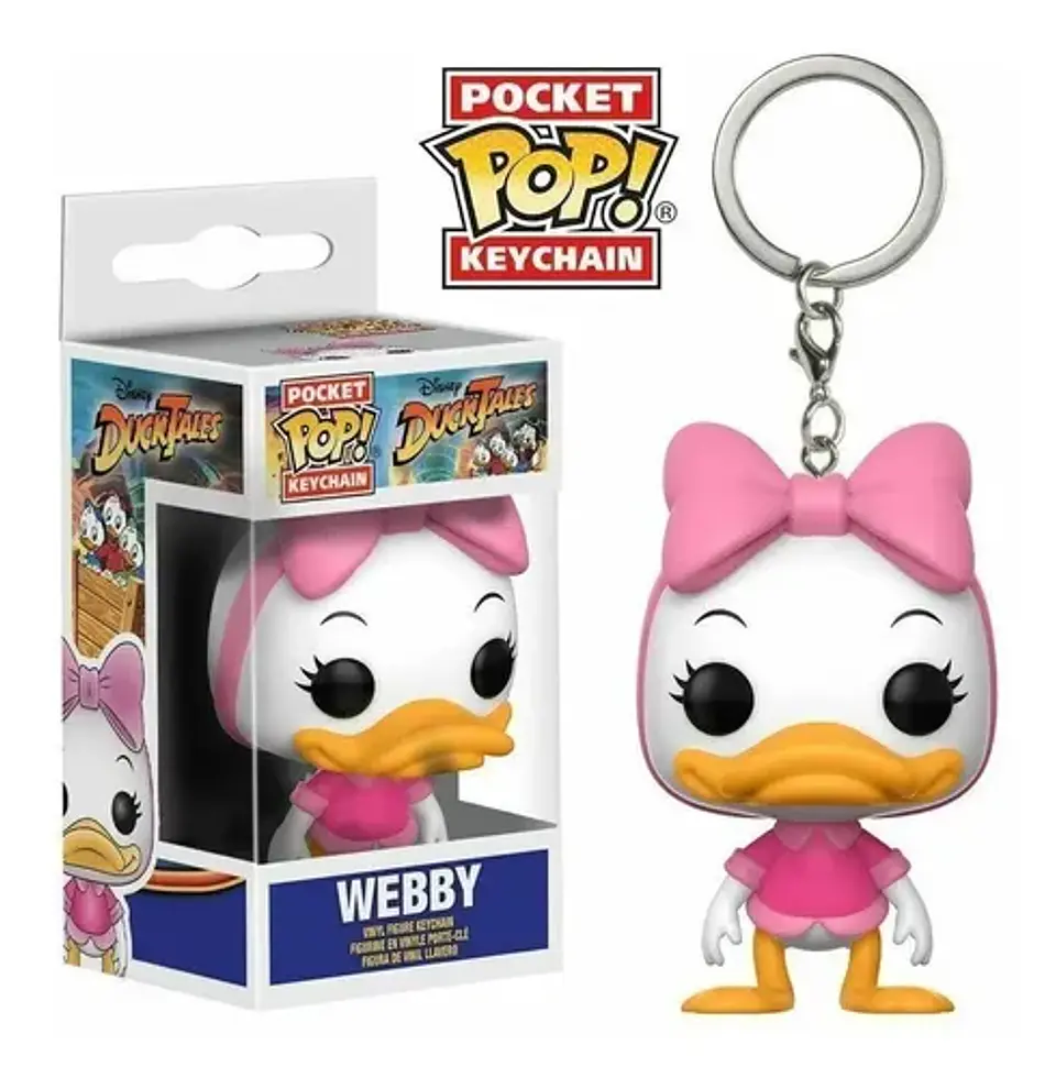 Llavero De Webby / Ducktales / Disney - Incluye Caja Funko 4
