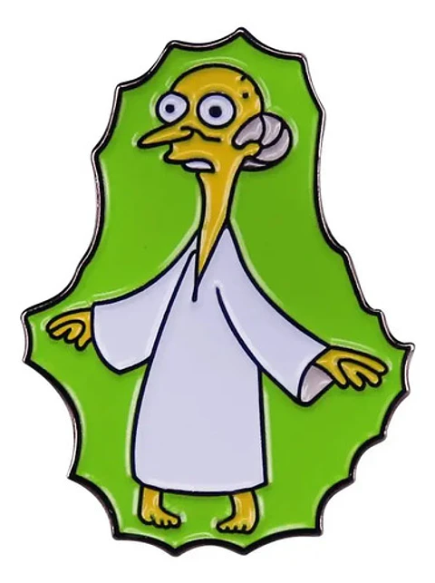 Pins Mr. Burns / Los Simpson / Broches Metálicos (pines)