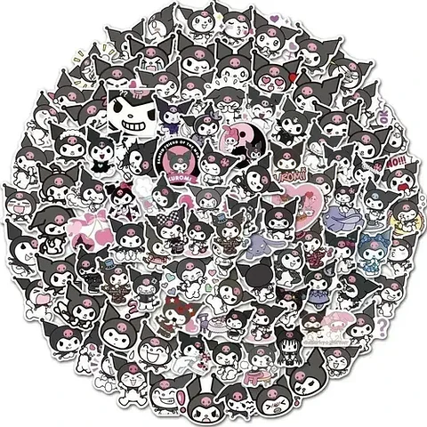 Kuromi - Set De 50 Stickers / Calcomanias / Pegatinas