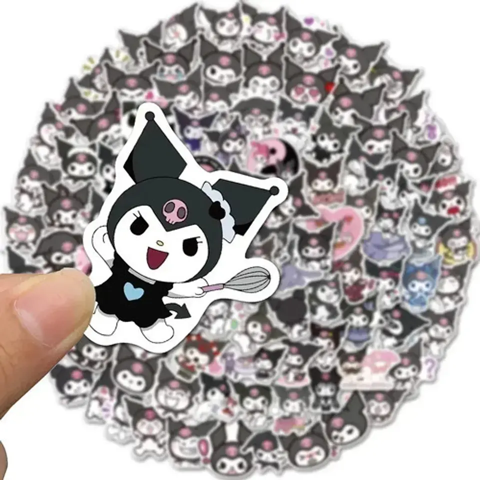 Kuromi - Set De 50 Stickers / Calcomanias / Pegatinas 4