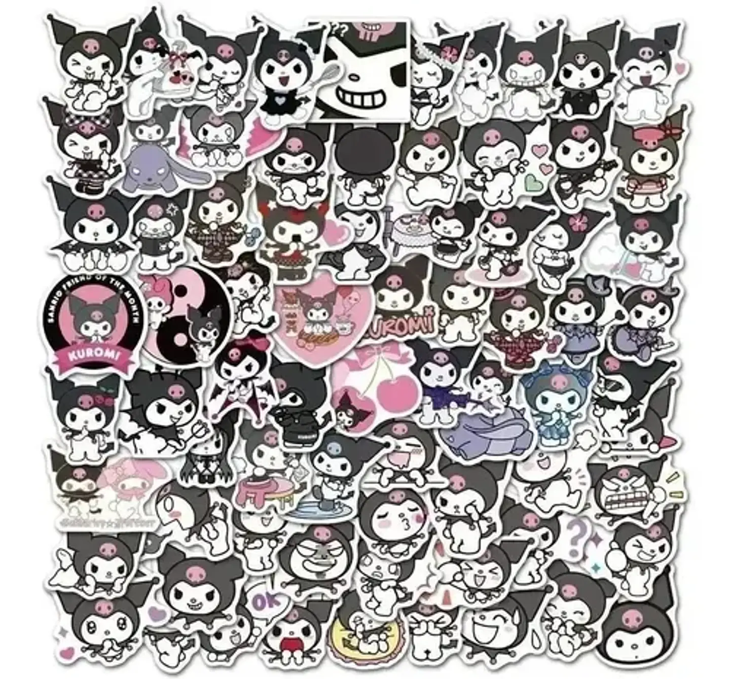Kuromi - Set De 50 Stickers / Calcomanias / Pegatinas 5