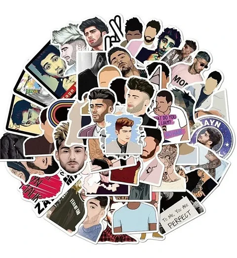 Zayn Malik - Set De 50 Stickers / Calcomanias / Pegatinas