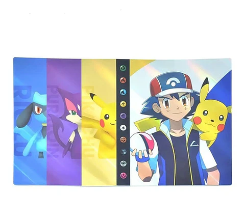 Álbum De Cartas Pokémon 240 Uds Carpeta Ash Ketchum