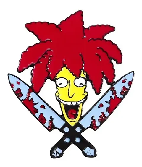 Pins Sideshow Bob / Los Simpson / Broches Metálicos (pines)